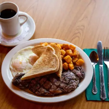 Top Sirloin and Eggs